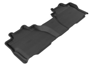 Toyota Sequoia Floor Mat - Rear - 3D MAXpider - Kagu Series - Black - `08-`20 Toyota Sequoia Floor Mat - Rear - 3D MAXpider - Kagu Series - Black - `08-`20